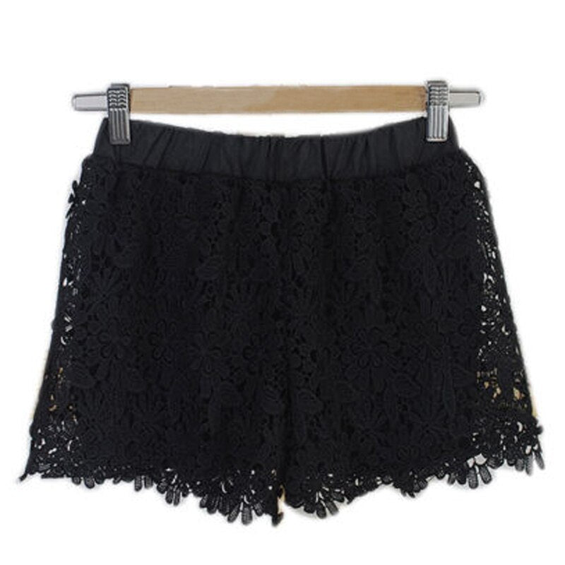 Lace Floral Shorts