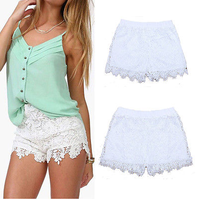 Lace Floral Shorts