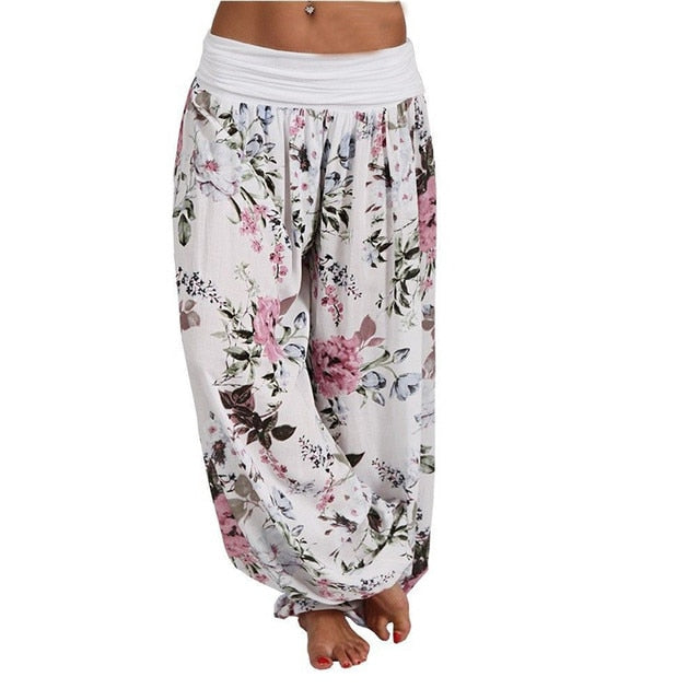 Floral Print Long Pants