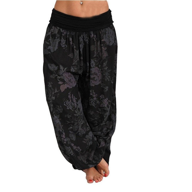 Floral Print Long Pants