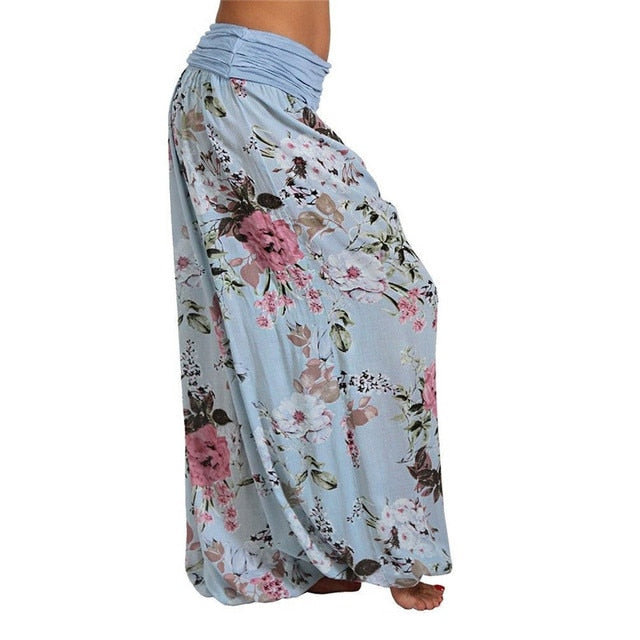 Floral Print Long Pants