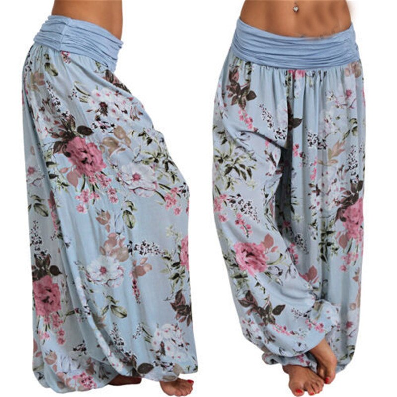 Floral Print Long Pants