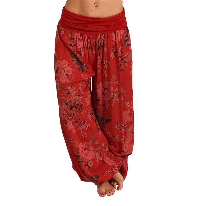 Floral Print Long Pants