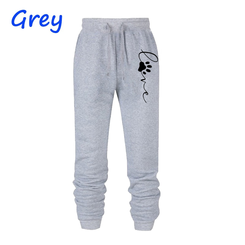 Cat Paw Printed Sweatpants