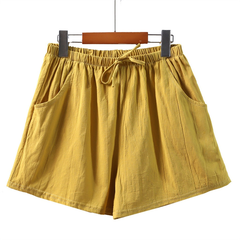 Cotton Linen Shorts