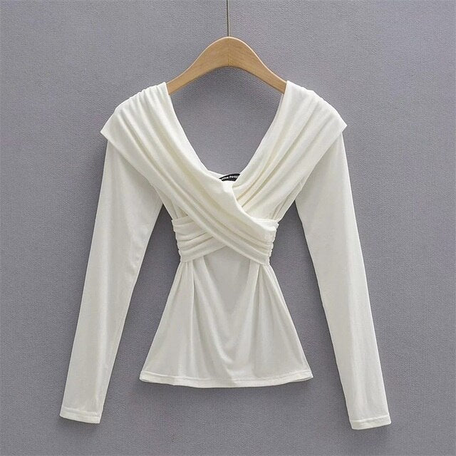 Cross  Long Sleeved Top