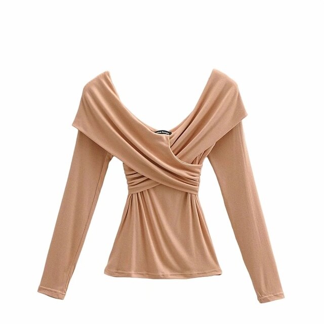 Cross  Long Sleeved Top