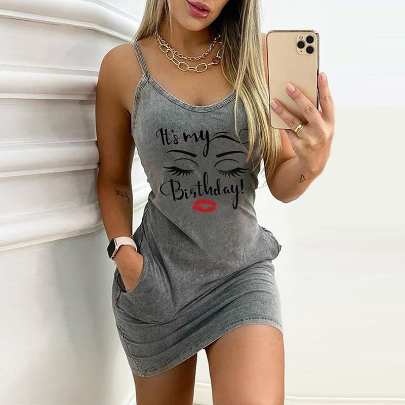 Casual Slim Mini Dress