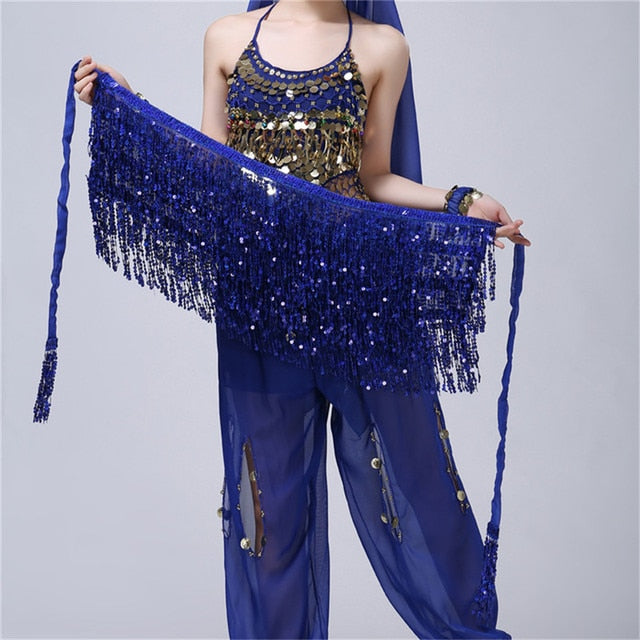 Mini Glitter Sequins Tassel Skirt