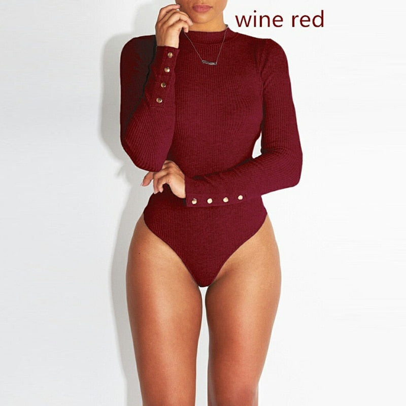 Turtleneck Long sleeve bodysuit