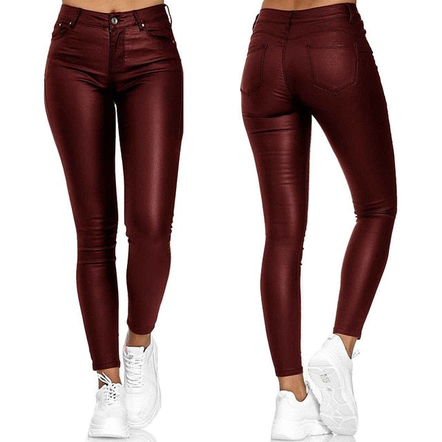 PU Leather Pants