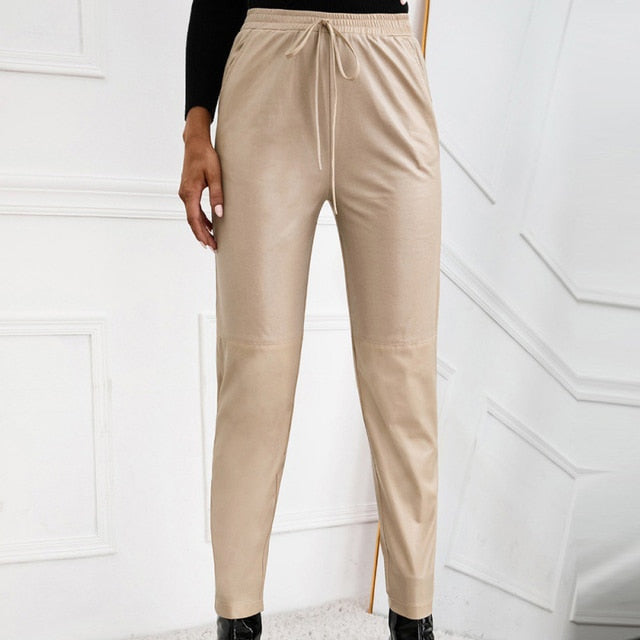 PU Leather Pants