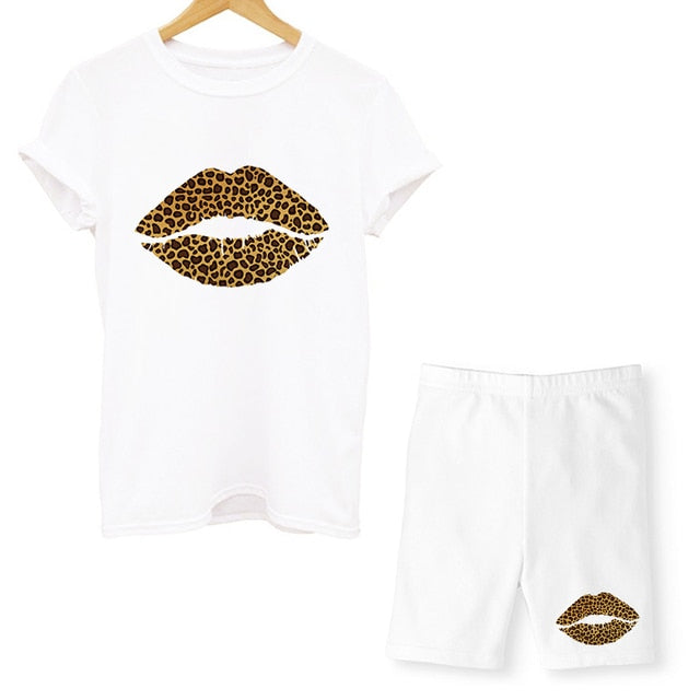 Lips T Shirts And Shorts