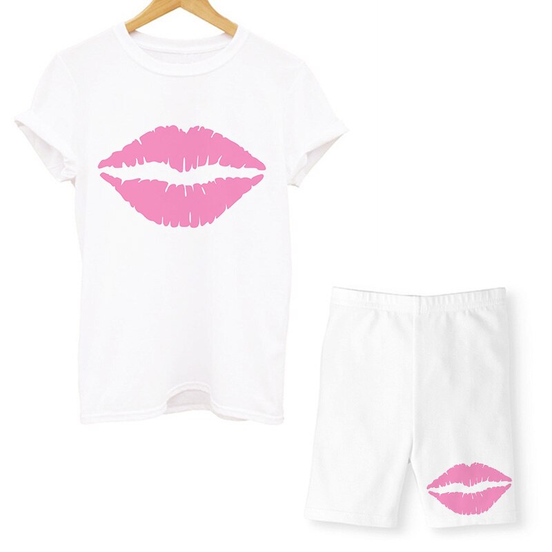 Lips T Shirts And Shorts