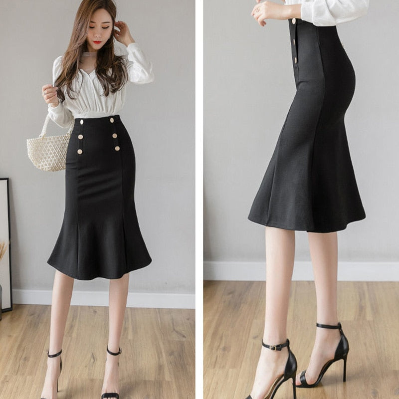 High-Waisted Hips Skirt