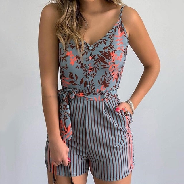 Summer Short Pants Jumpsuit