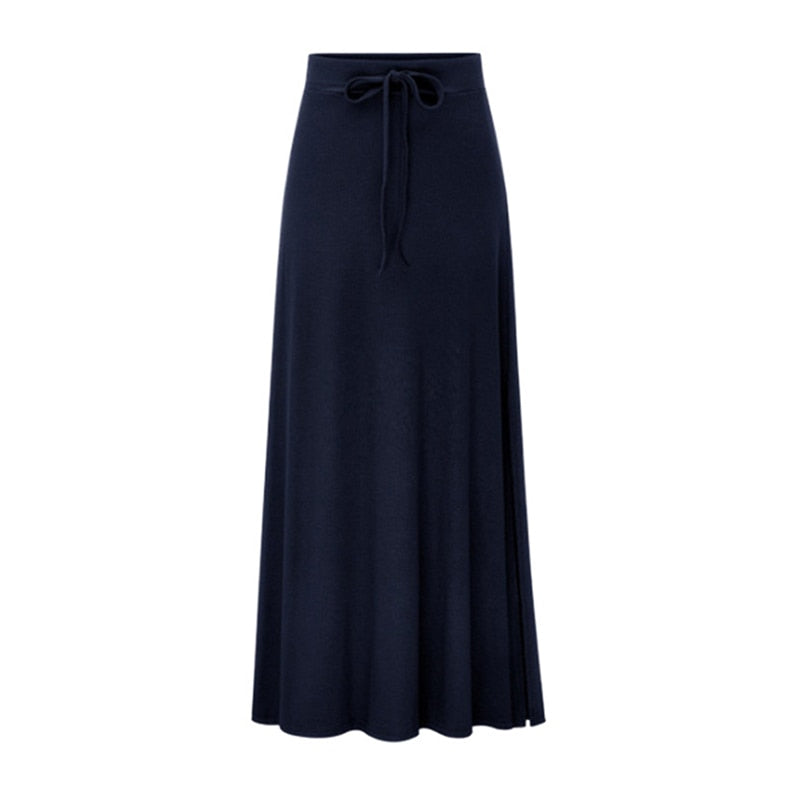 Slim Long Loose Sheds Split Skirts