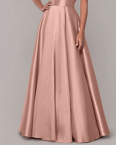 Satin Silk Long Skirts